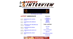 Desktop Screenshot of ambushinterview.com